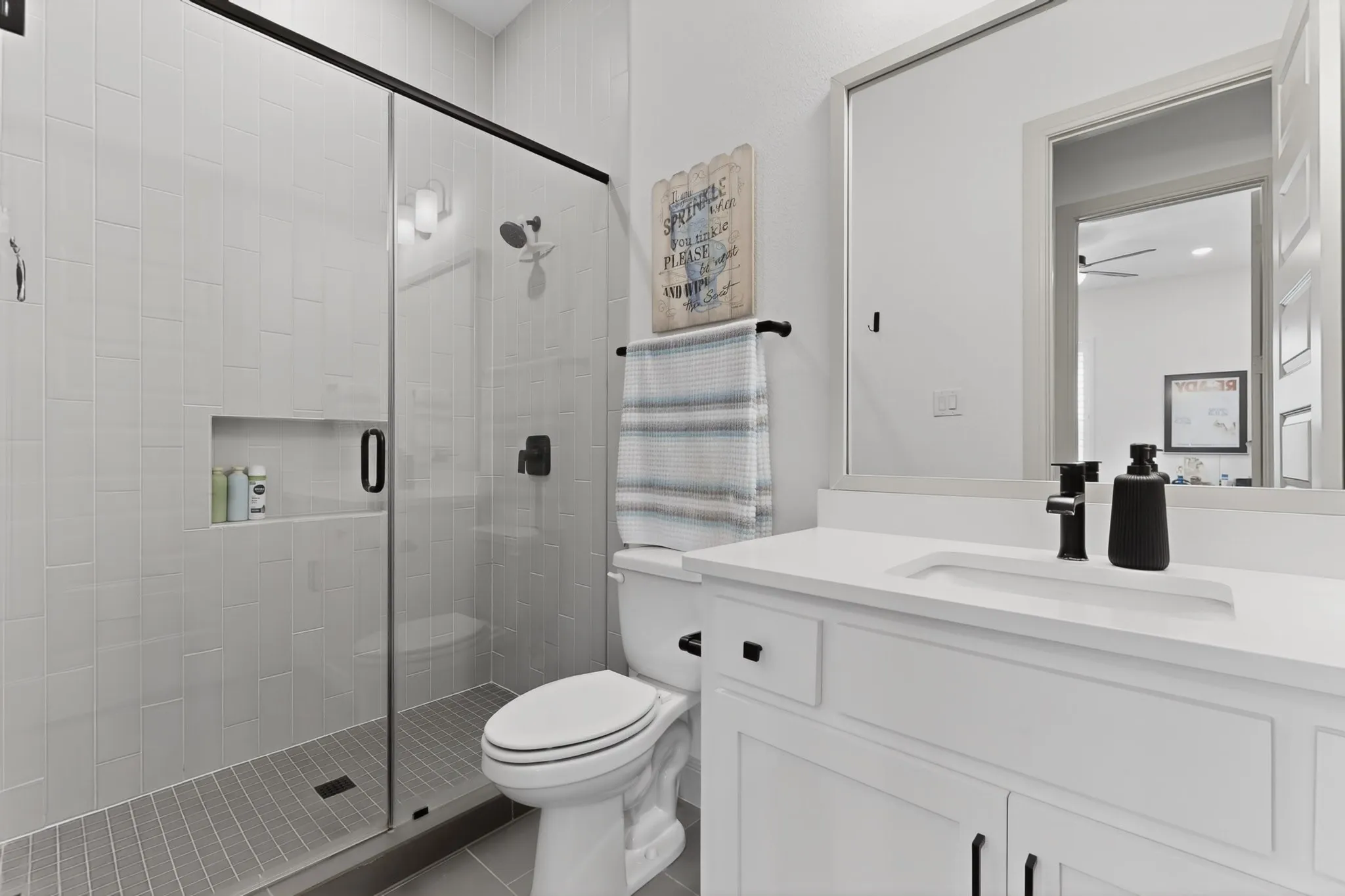 walk-in shower