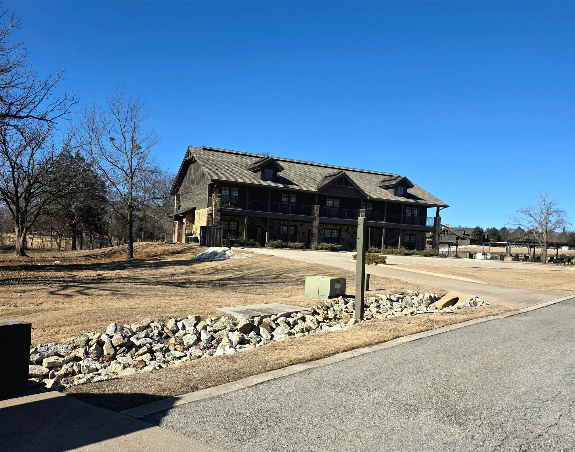 One of the visitor condo buildings