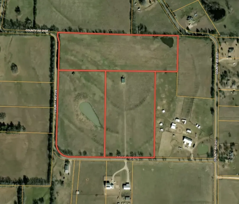 Aerial Survey. Depicting the property boundaries and surrounding roads