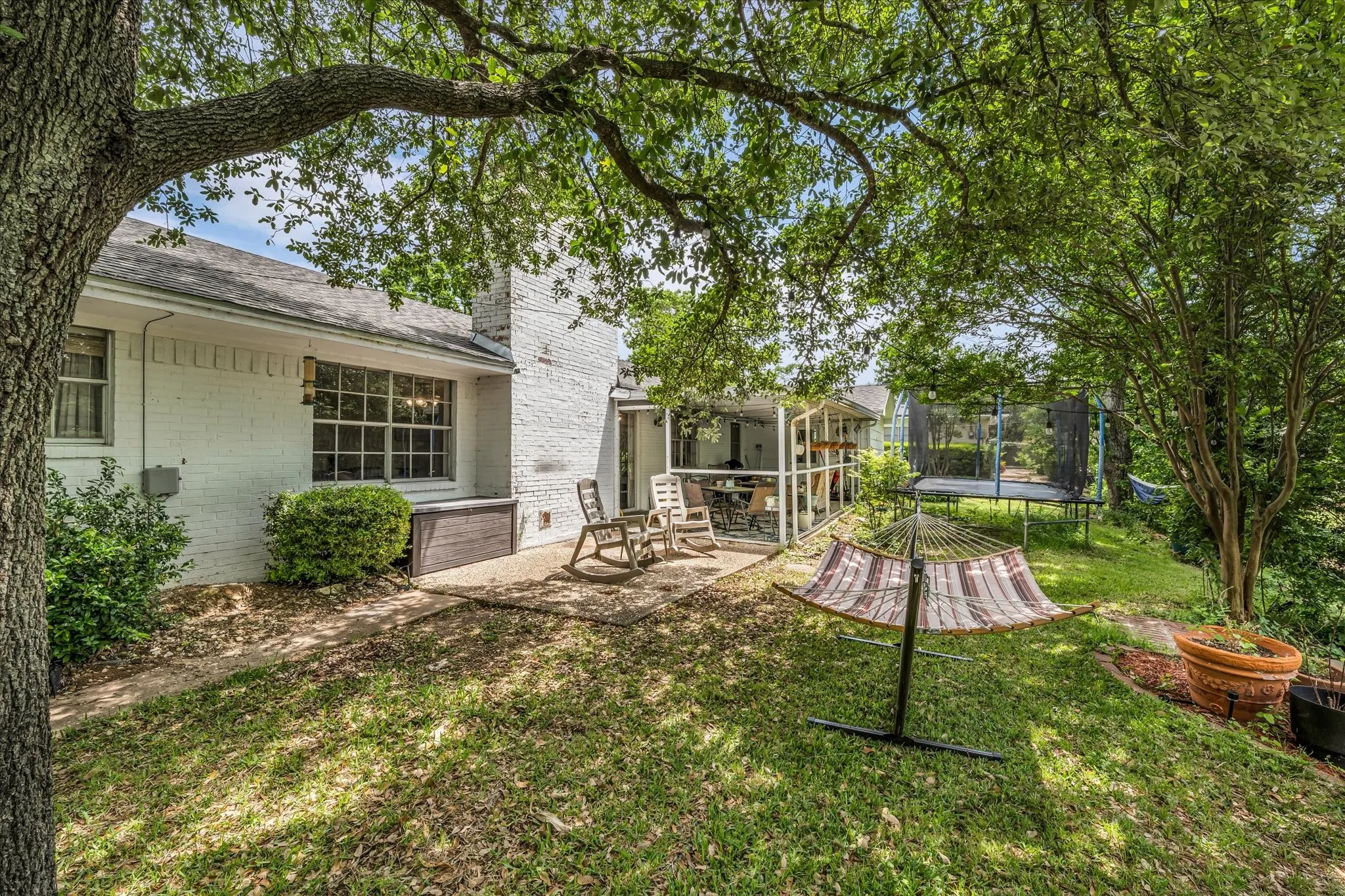 Upper backyard