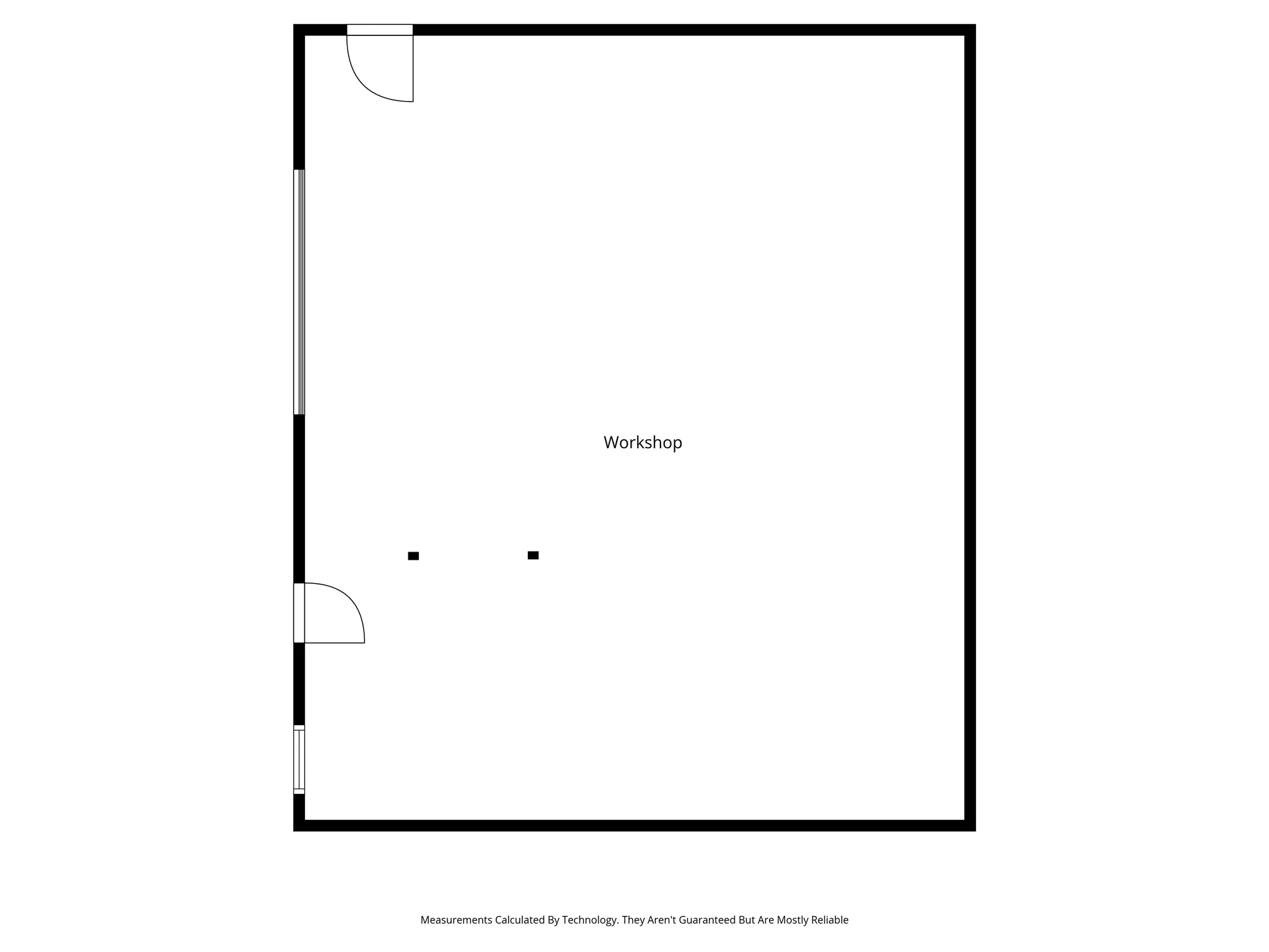 2D Floor Plan of the Shop