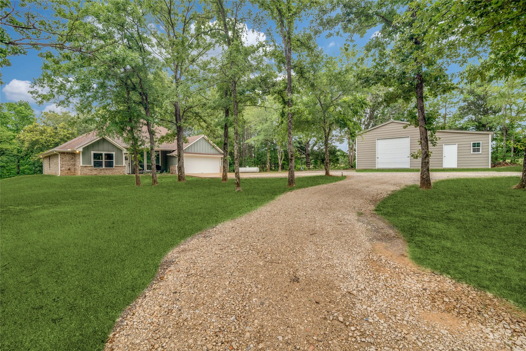 The property comes with a 30x36 square foot shop.