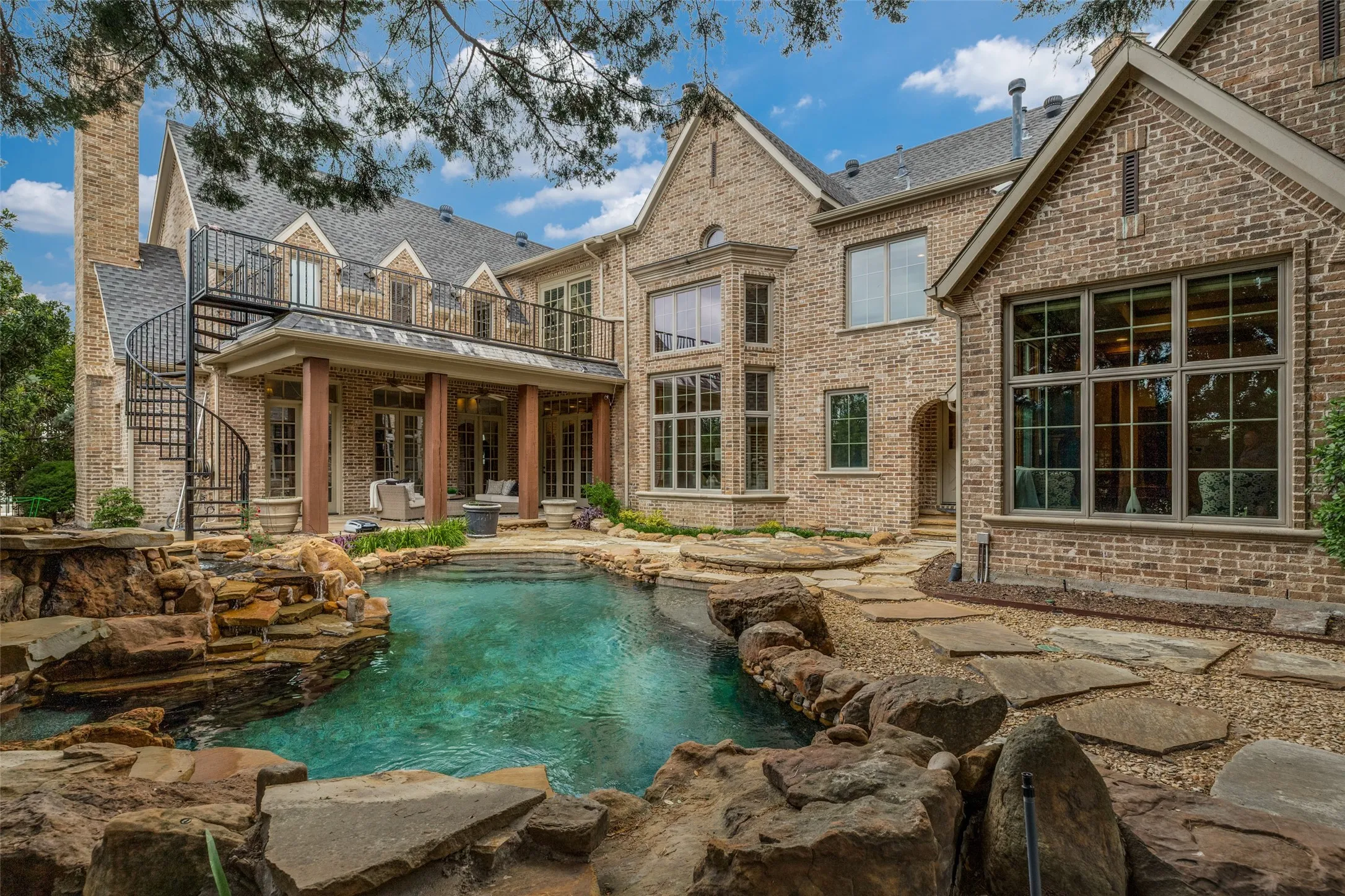 Backyard pool
