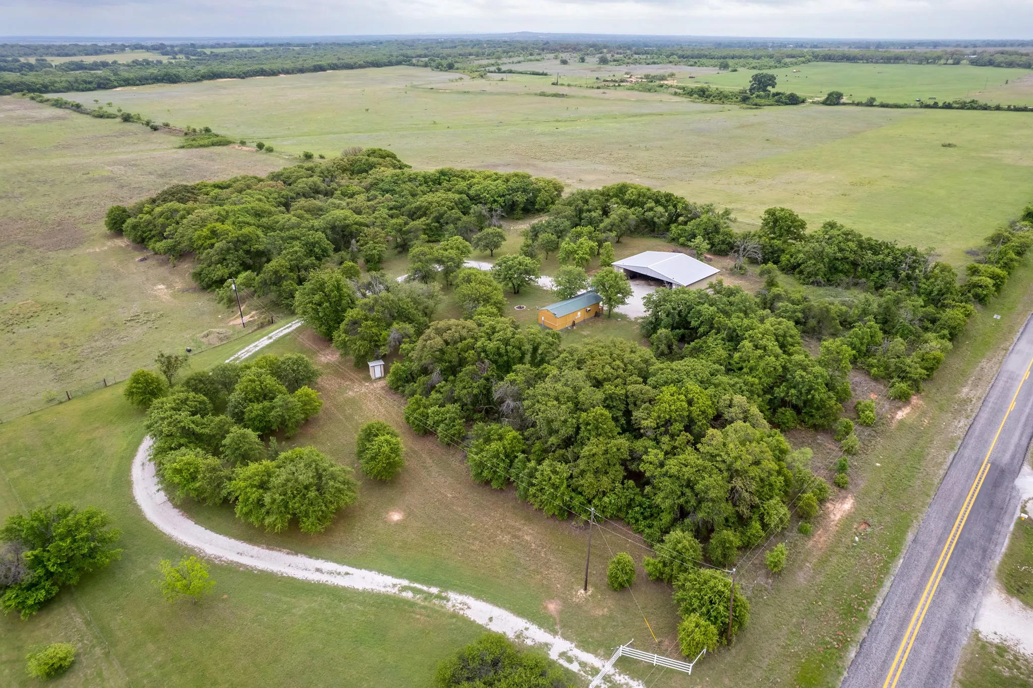 Winding drive leads you to the secluded home