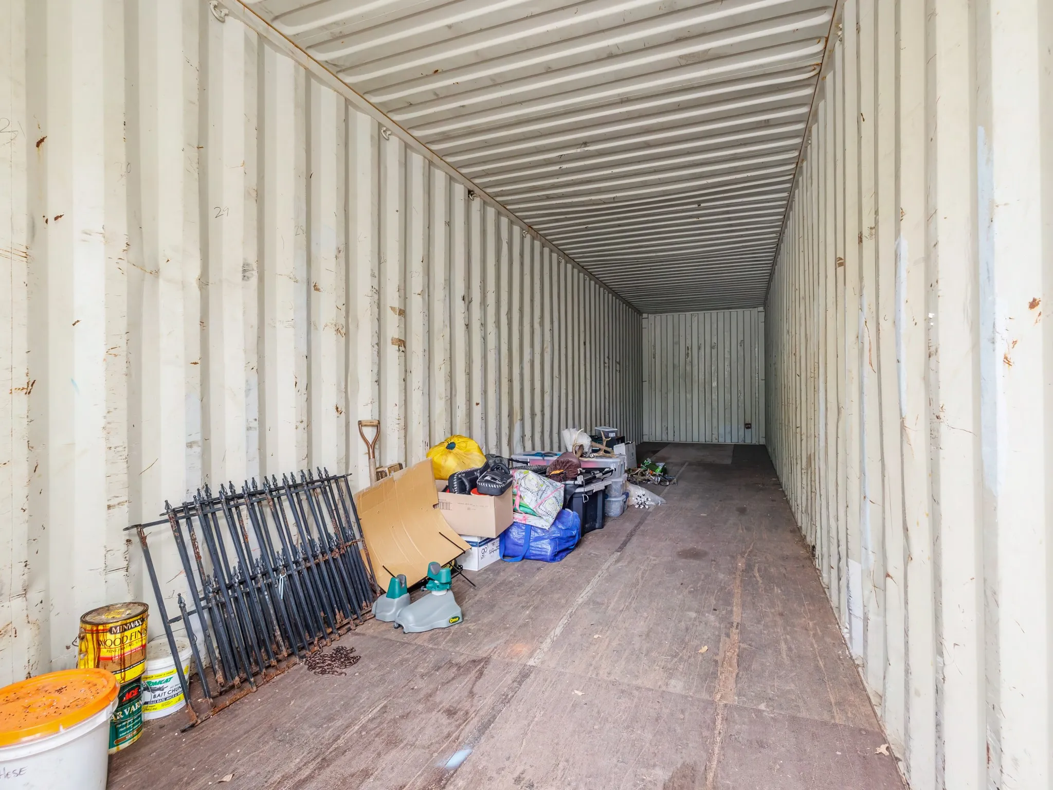 One of two sea containers