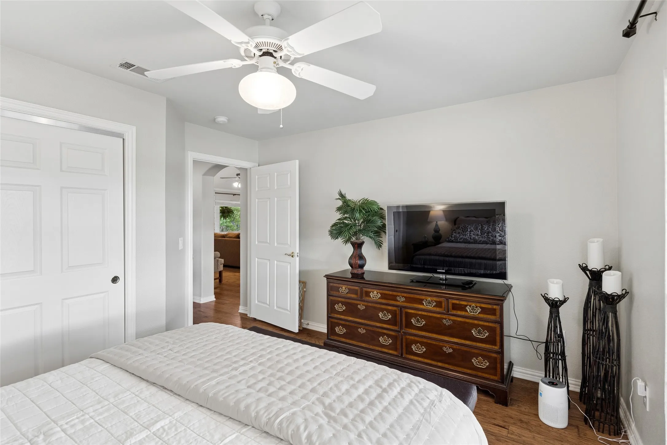 Secondary bedroom is split from primary offering privacy