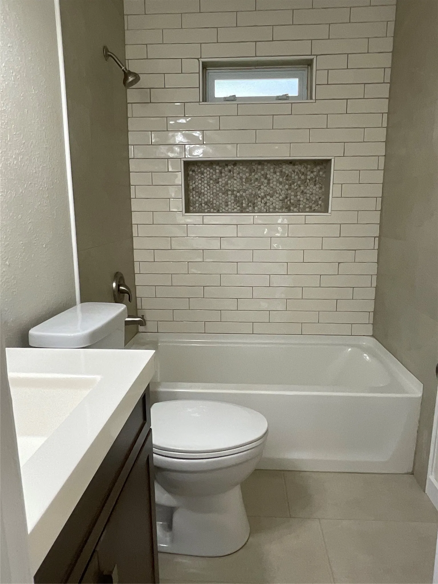 Unit 2415 beautifully updated bathroom