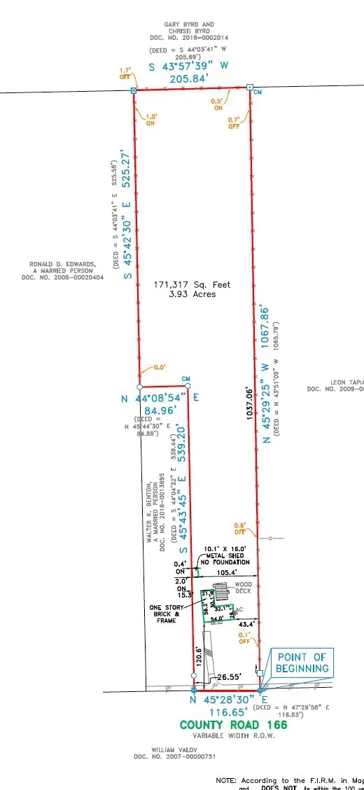 Survey Available almost 4 ACRES