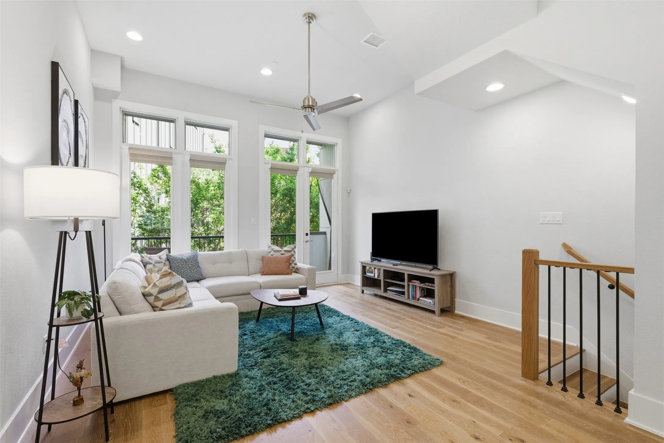 2nd floor Living, Balcony, Dining, and Kitchen spaces