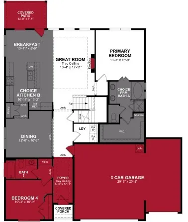 Beazer Homes Verandah Avalon floorplan.