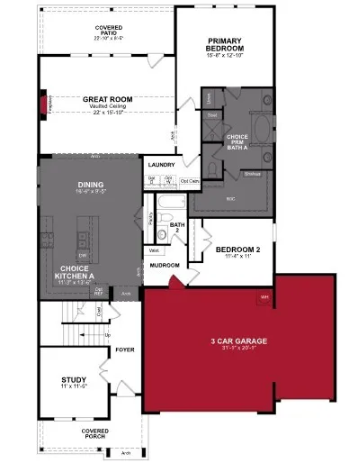 Beazer Homes Verandah Laredo Floorplan.