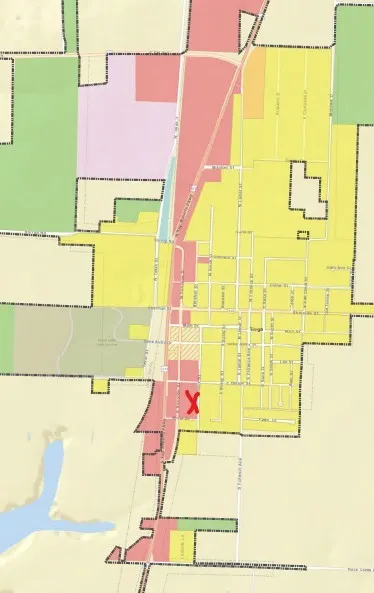 city zoning map