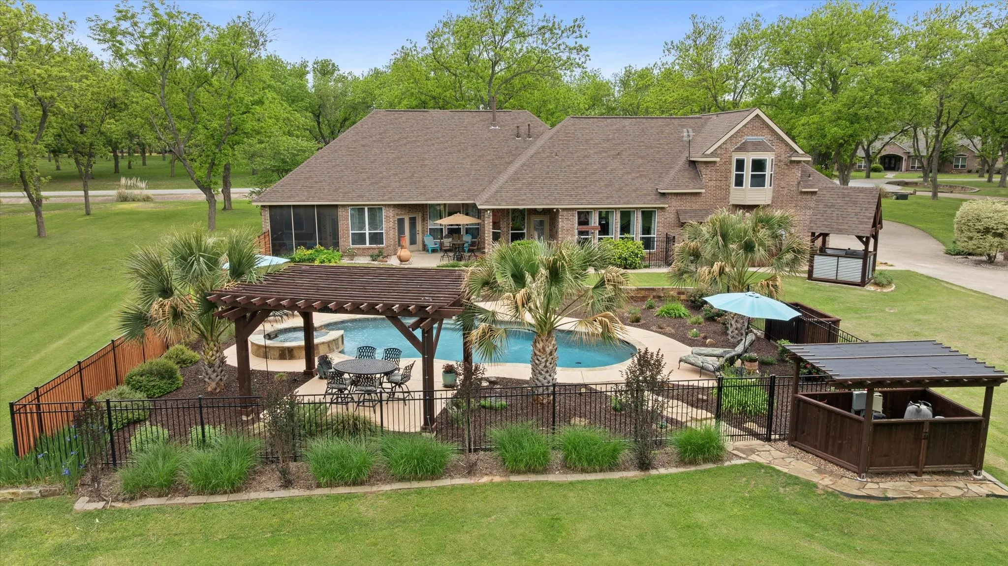 Plenty of space between you and your neighbor.