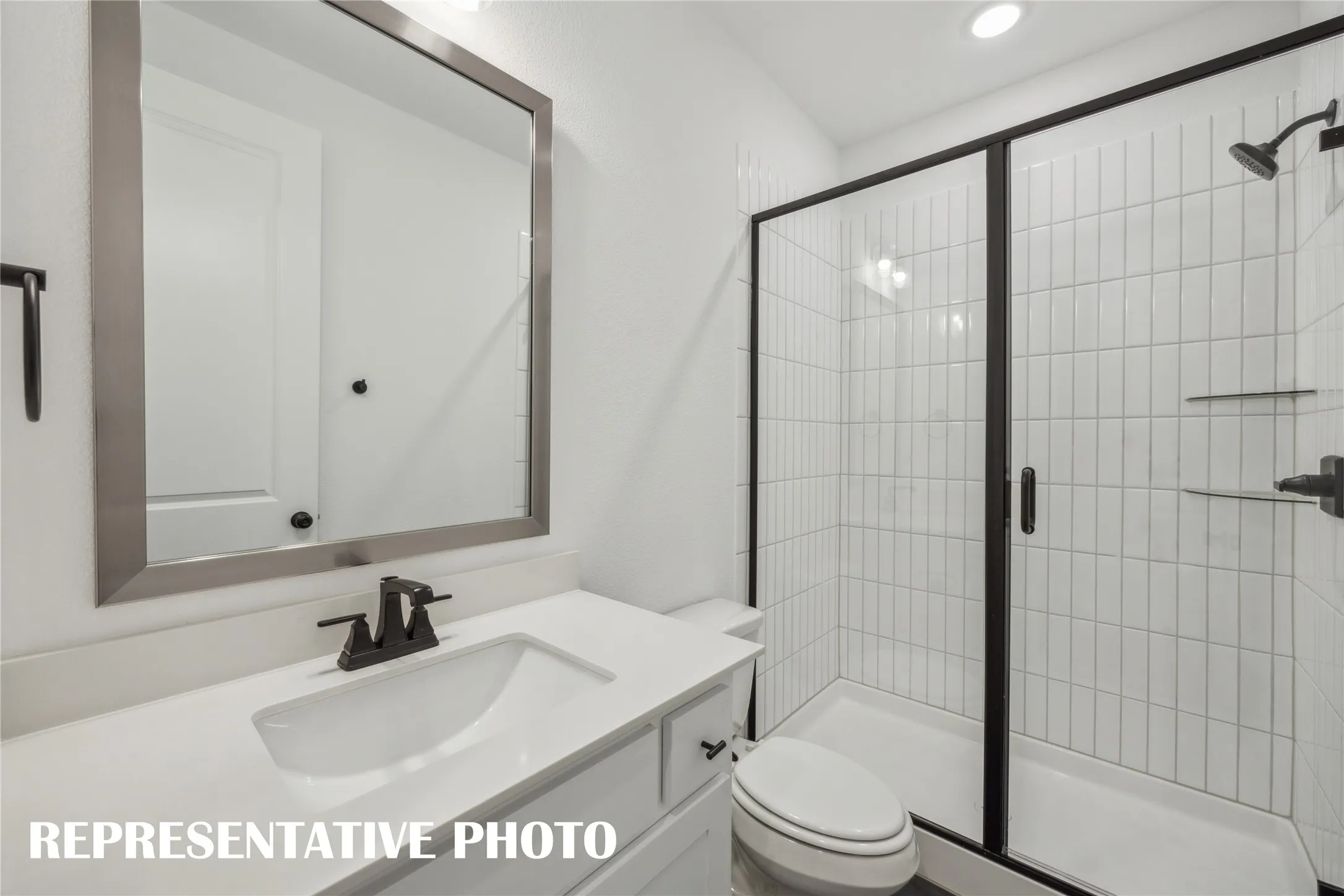 Friends and family will enjoy all of the beautifully finished guest baths in our Sinclaire II plan.  REPRESENTATIVE PHOTO