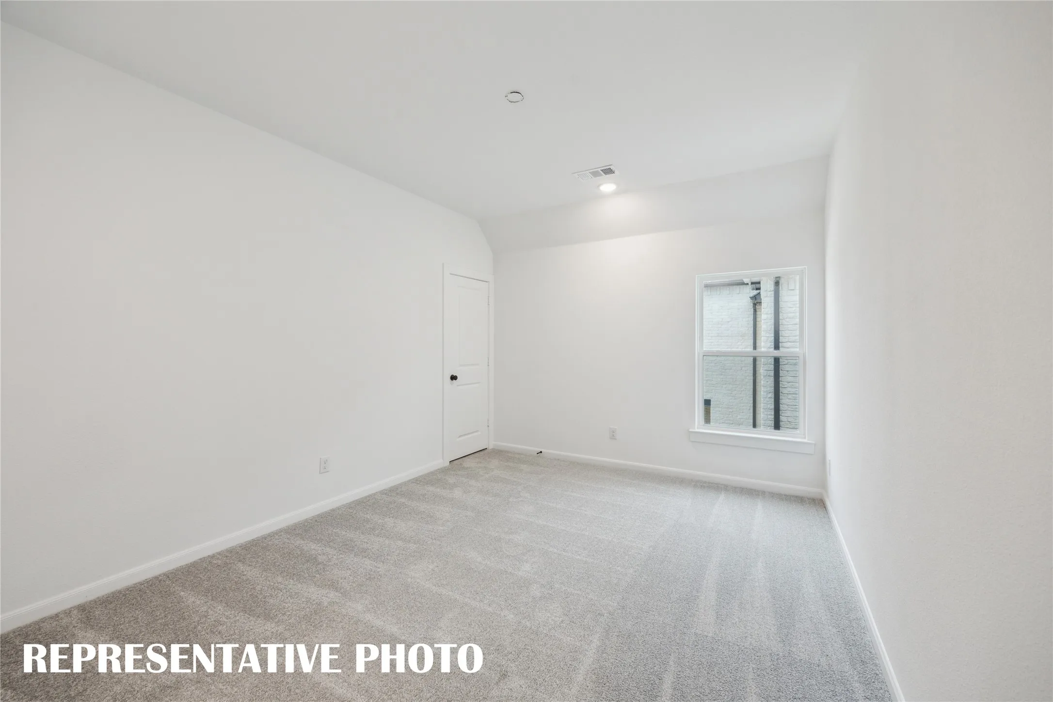 You'll enjoy nicely sized secondary bedrooms in our Sinclaire plan.  REPRESENTATIVE PHOTO