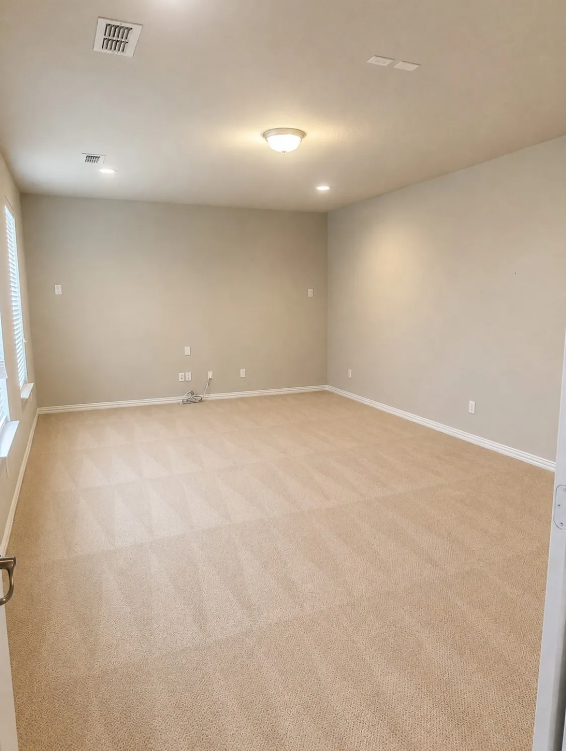 Spacious Media Room