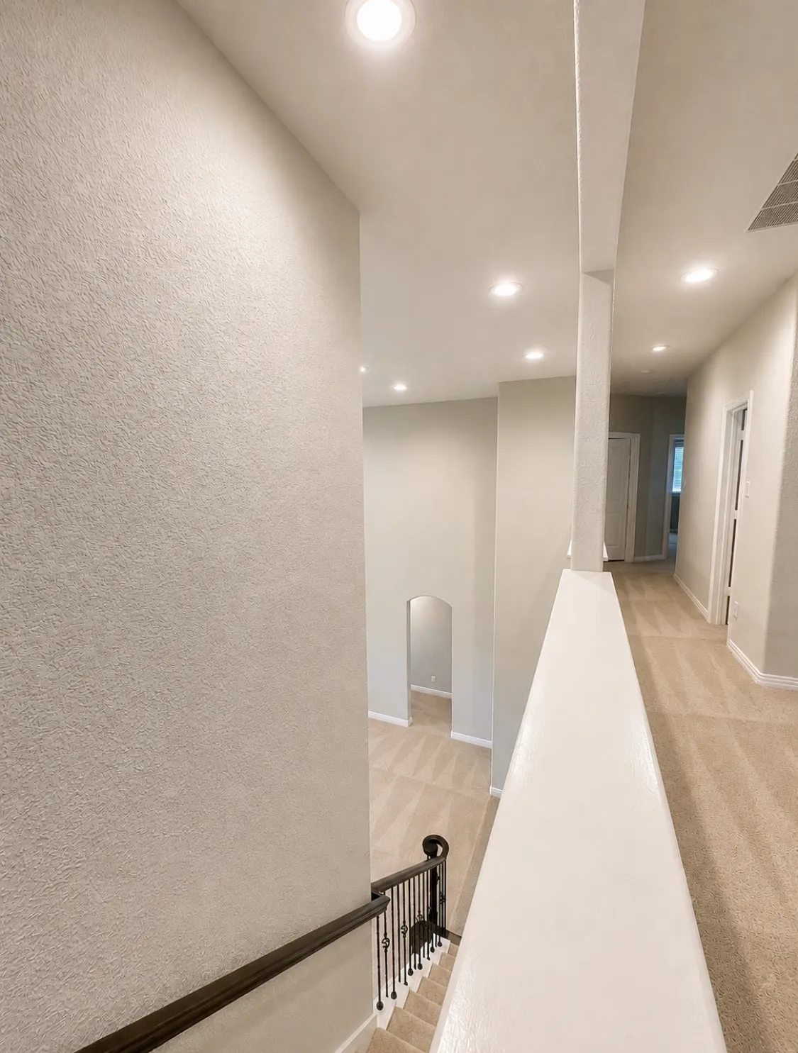 Upstairs Hallway Overlooking Downstairs