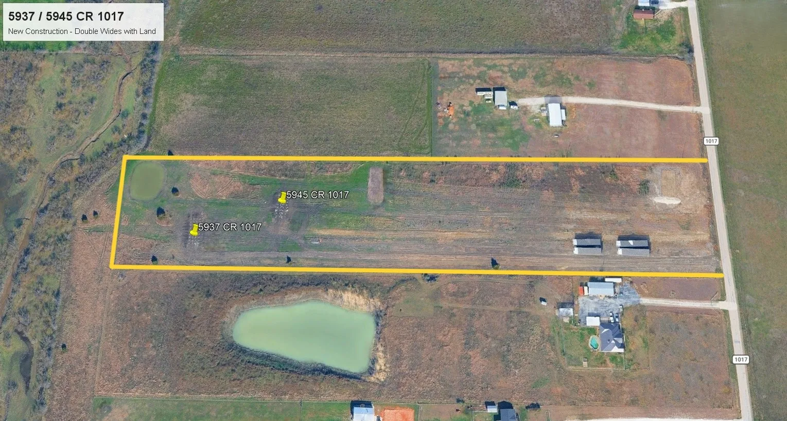 Mobile Home For Sale in Johnson County , 5945 County Road 1017, Joshua, Texas 76058, 3 Bedroom, 2 Bathroom, 2 Garage spaces, 1,920 Sqft, built in 2025, New Construction - Complete, mls#21246675, Real Estate Agent in Joshua, Homes For Sale in Johnson county, Homes For Sale in Joshua, Realtor in Joshua Texas, Real Estate Brokerage Independent Realty Texas, Luminita Cordes Realtor