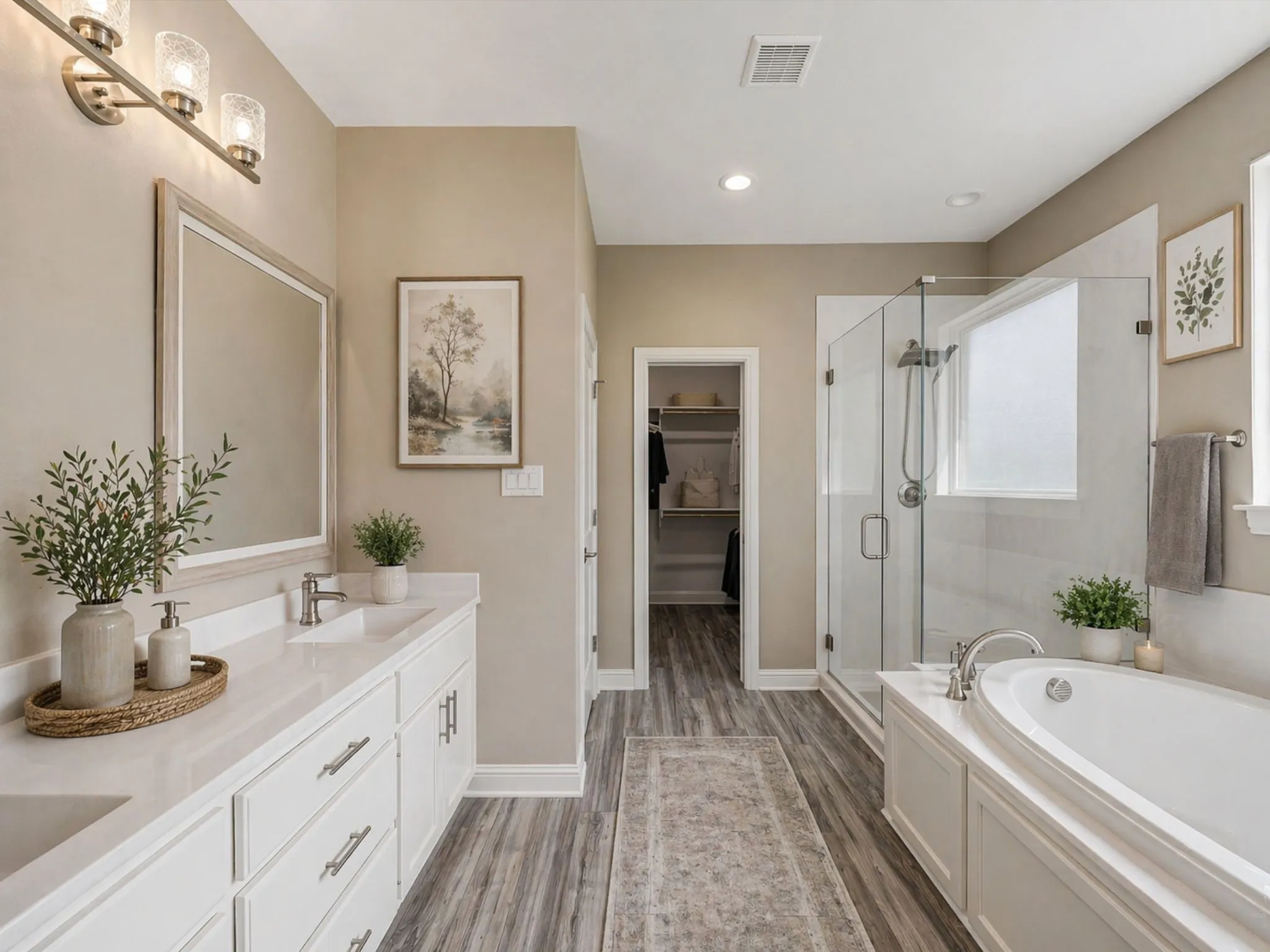 Clean, bright, and spa-like, this bathroom invites you to slow down and recharge. Thoughtful design and a peaceful feel make it the perfect start and end to your day