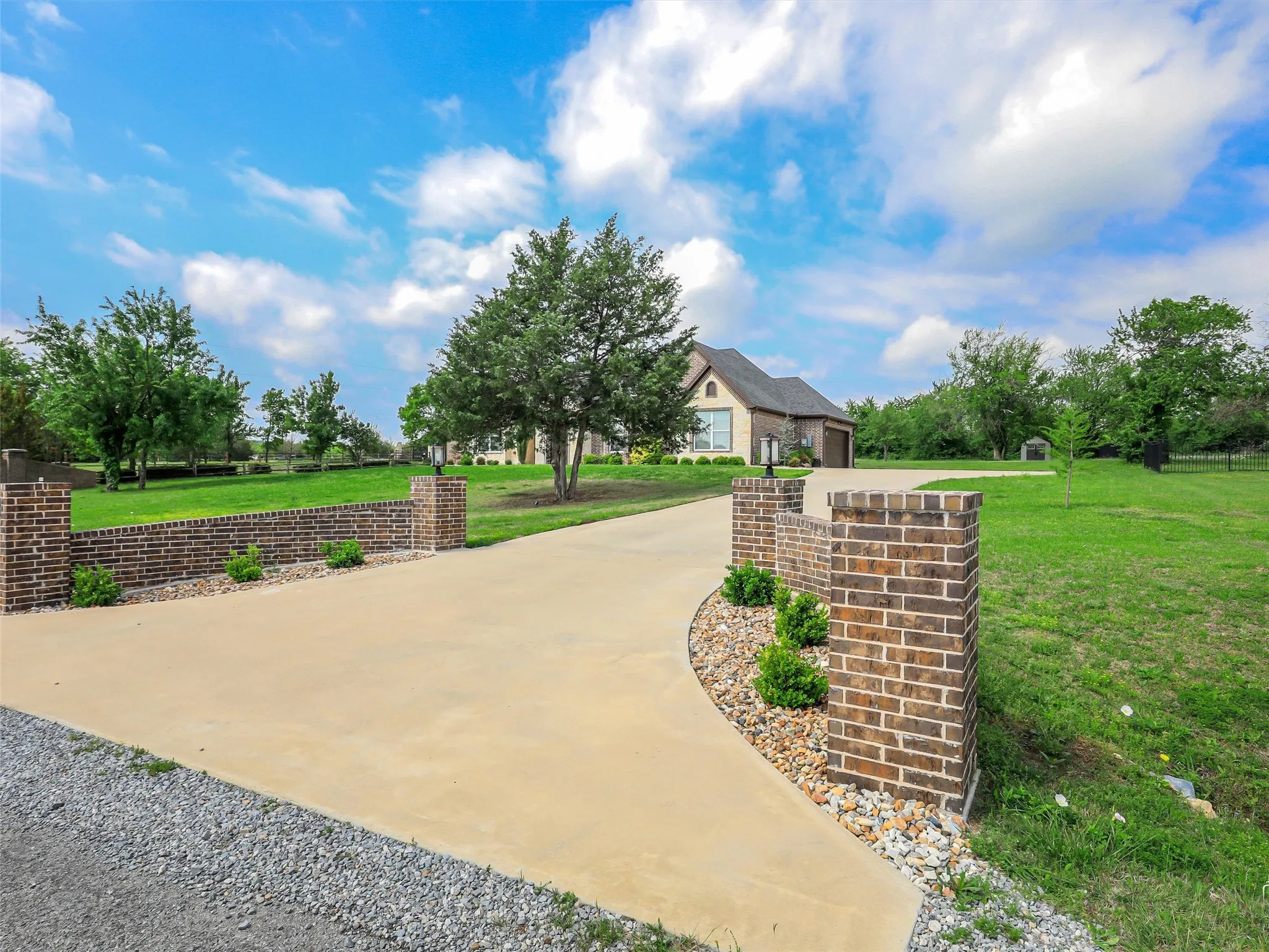 This expansive private entry makes for an elevated welcome home.