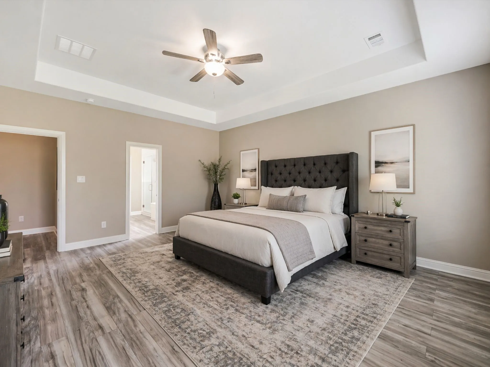 Generously sized with room to breathe, this suite blends comfort and style for a relaxing, everyday escape. A layout designed for both privacy and functionality.