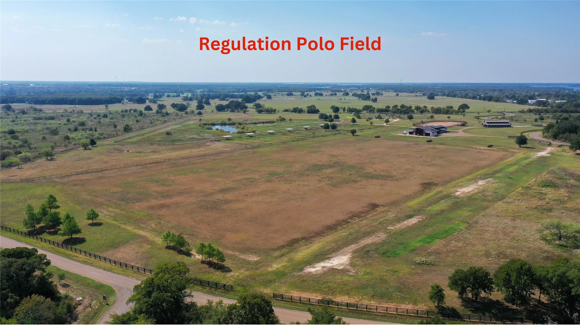 World class regulation polo field not part of community amenities