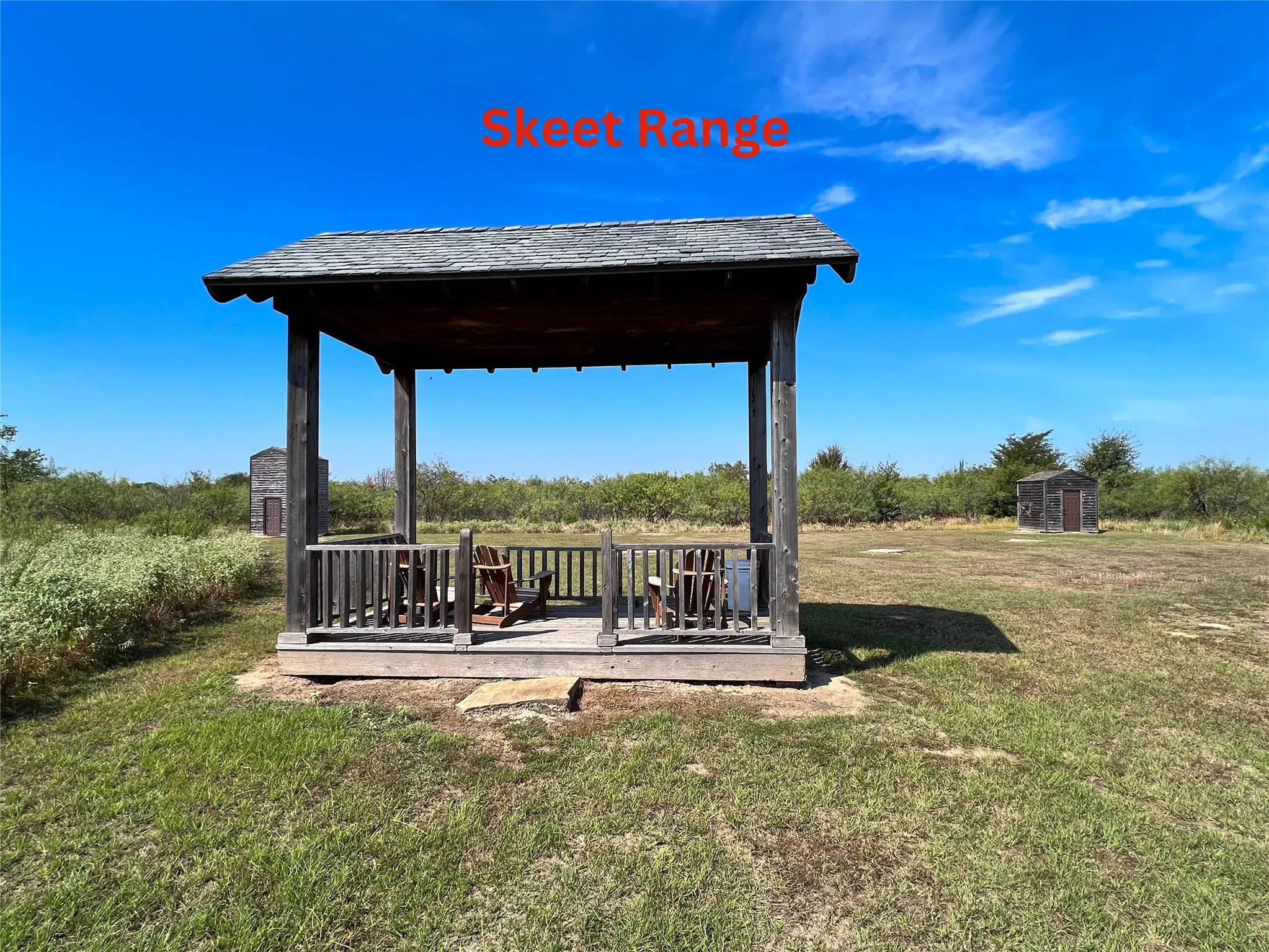 Try your luck at the skeet range