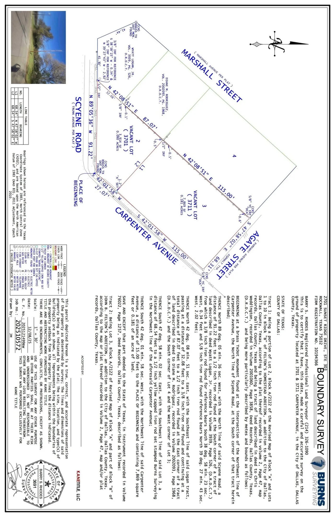 Survey 3701 & 3711 Carpenter