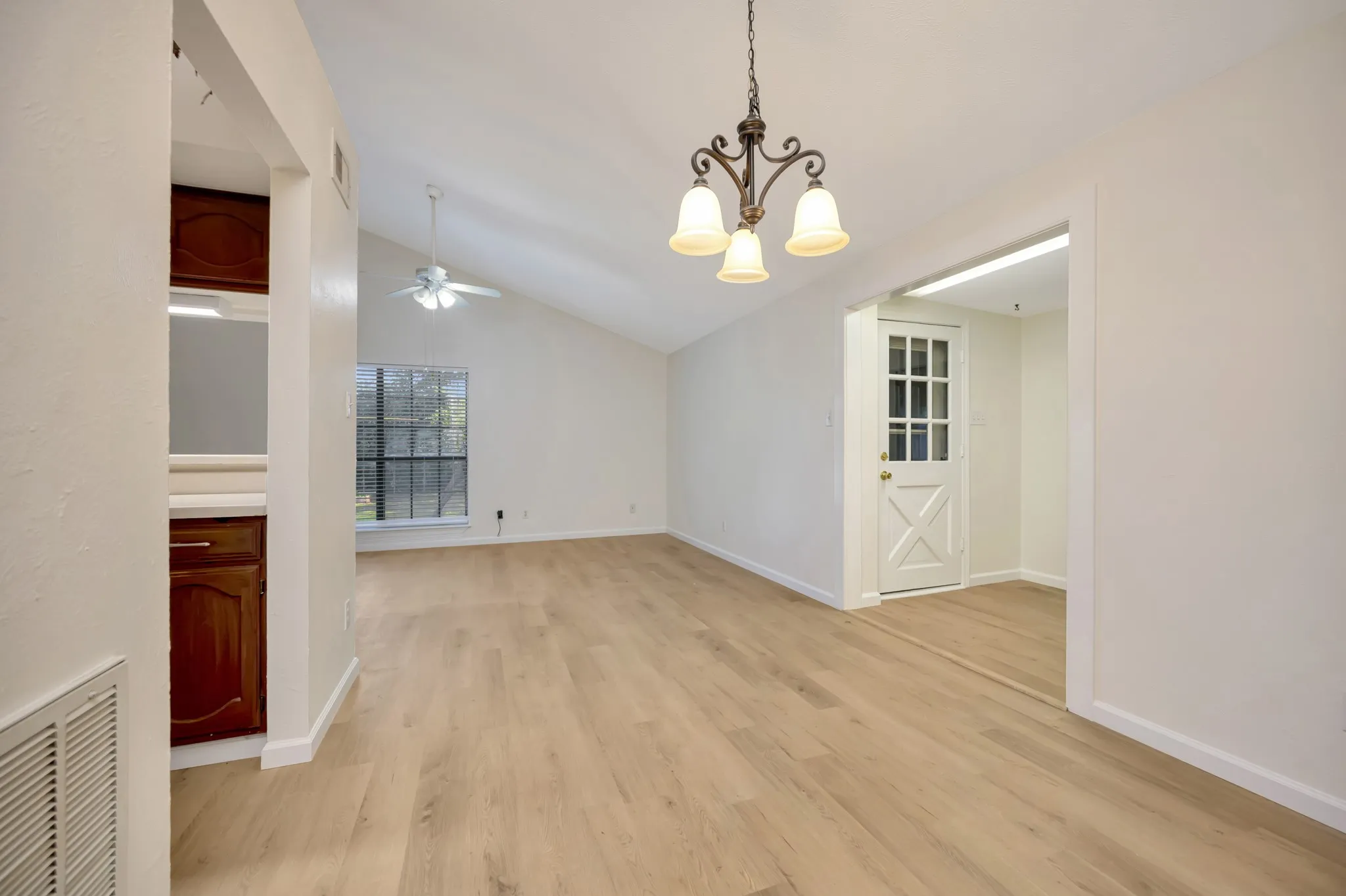 Open dining area.