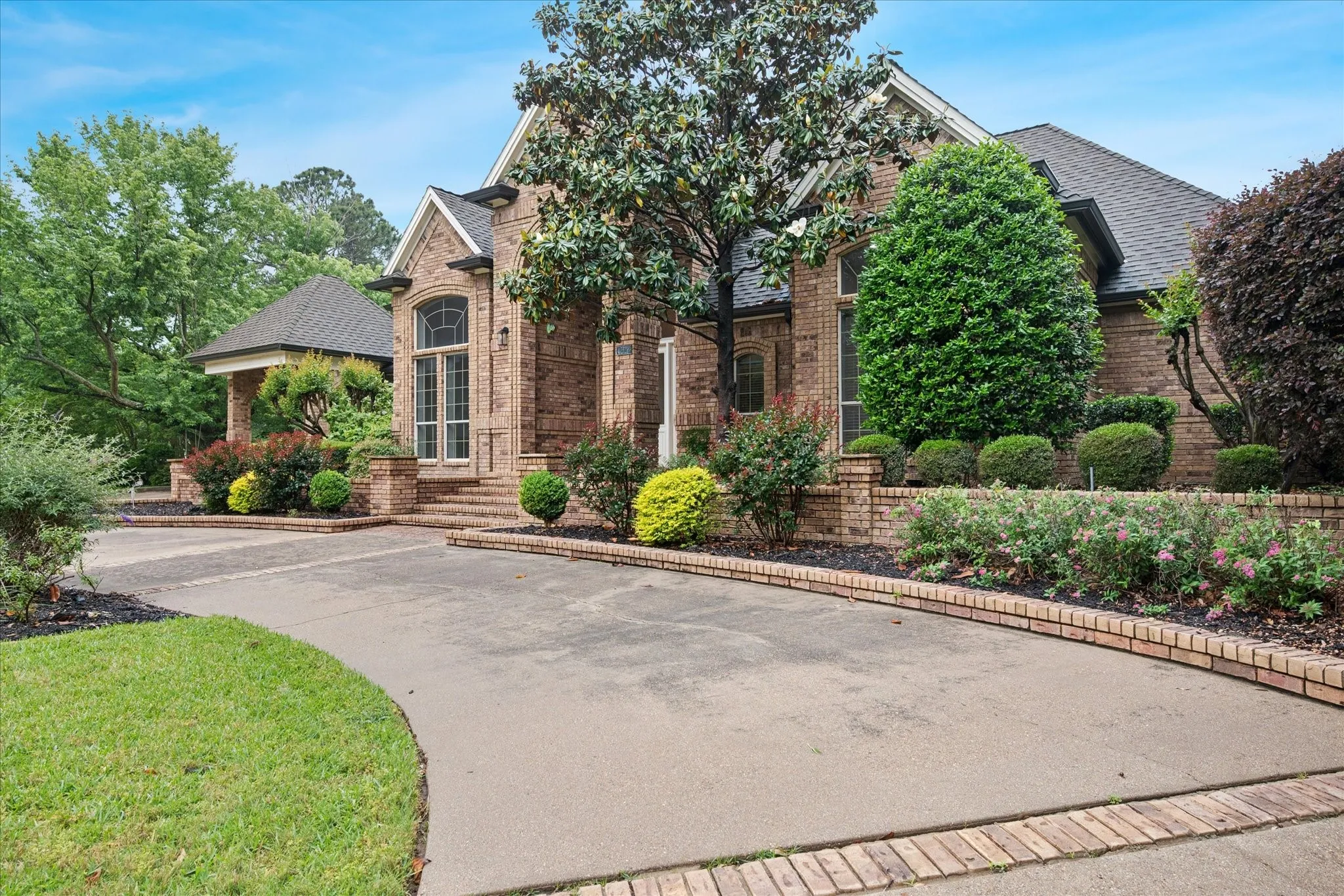 Circle Drive in front of home