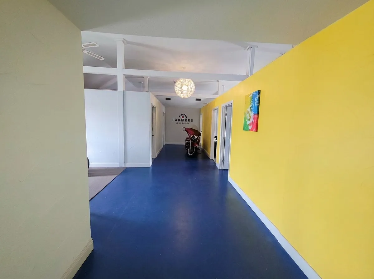 Big entry hall.
