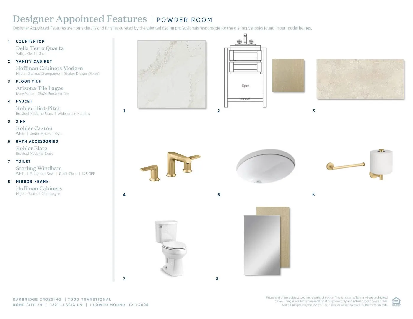 Todd Transitional-Primary Bathroom Selections