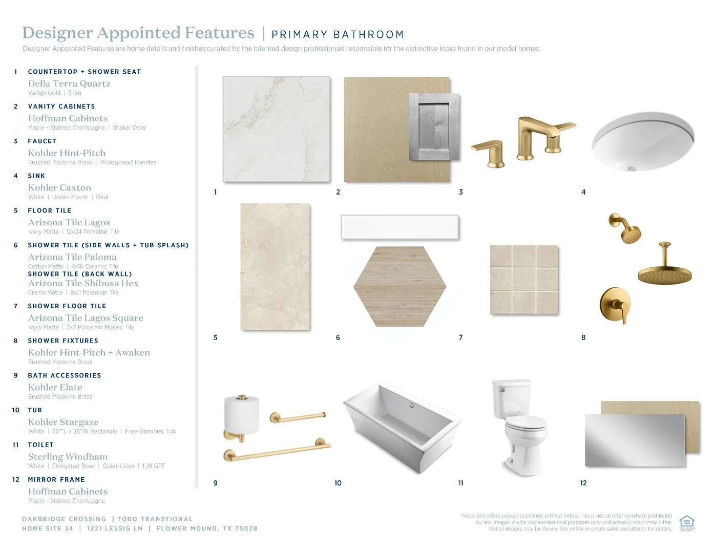 Todd Transitional-Bed Suite Bath Selections