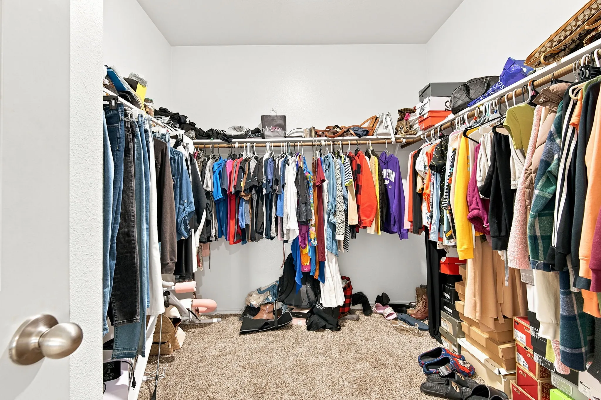 Primary closet