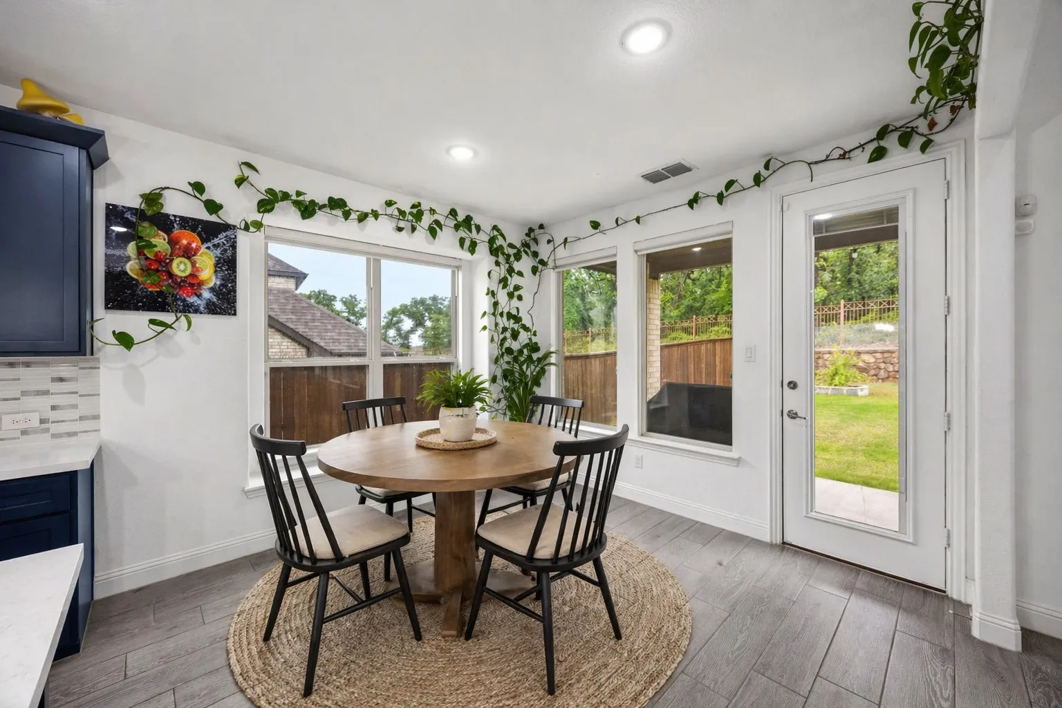 Breakfast Nook - virtually staged