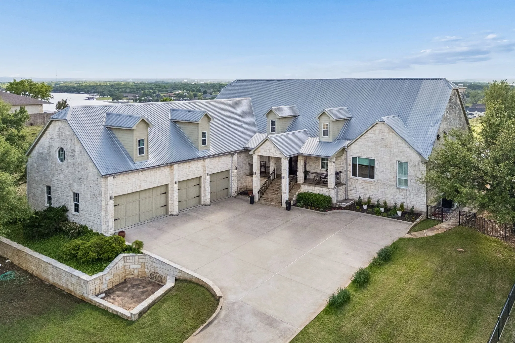 5 Bed, 7 Baths, 2 Living, wine room, 4 car  garage, and Tram direct to private dock