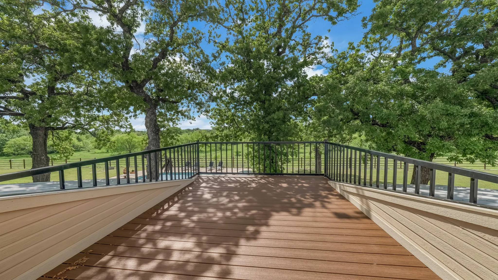 Balcony off the primary master suite. Enjoy the gorgeous Parker County sunsets!
