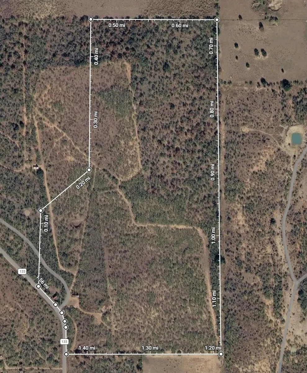 Property Map. Illustrating the approximate boundaries and dimensions of the property to be surveyed and sold.