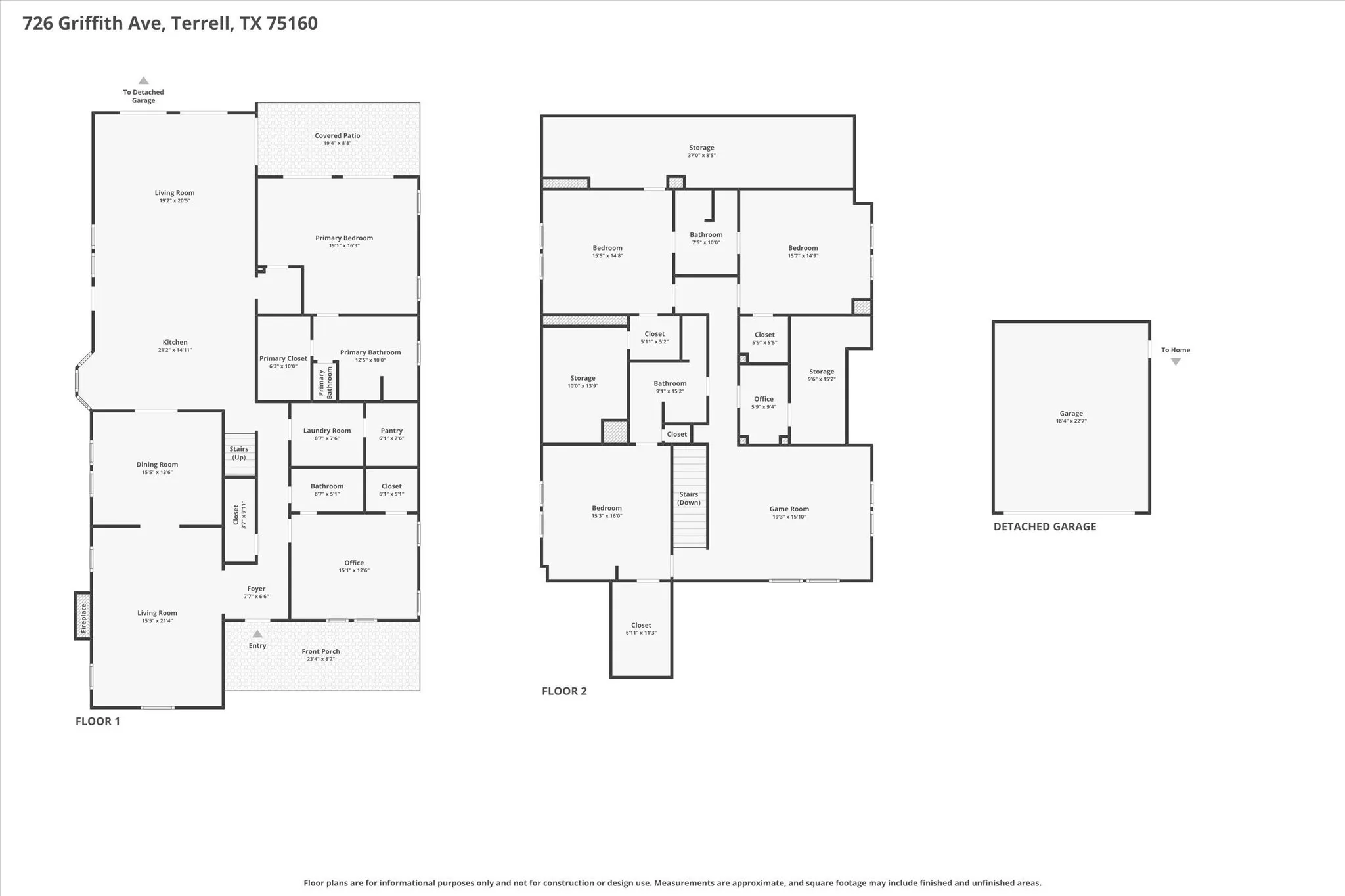 Single Family Residence For Sale in Kaufman County , 726 Griffith Avenue, Terrell, Texas 75160, 4 Bedroom, 4 Bathroom, 2 Garage spaces, 4,137 Sqft, built in 2015, Preowned, mls#21244324, Real Estate Agent in Terrell, Homes For Sale in Kaufman county, Homes For Sale in Terrell, Realtor in Terrell Texas, Real Estate Brokerage Independent Realty Texas, Luminita Cordes Realtor