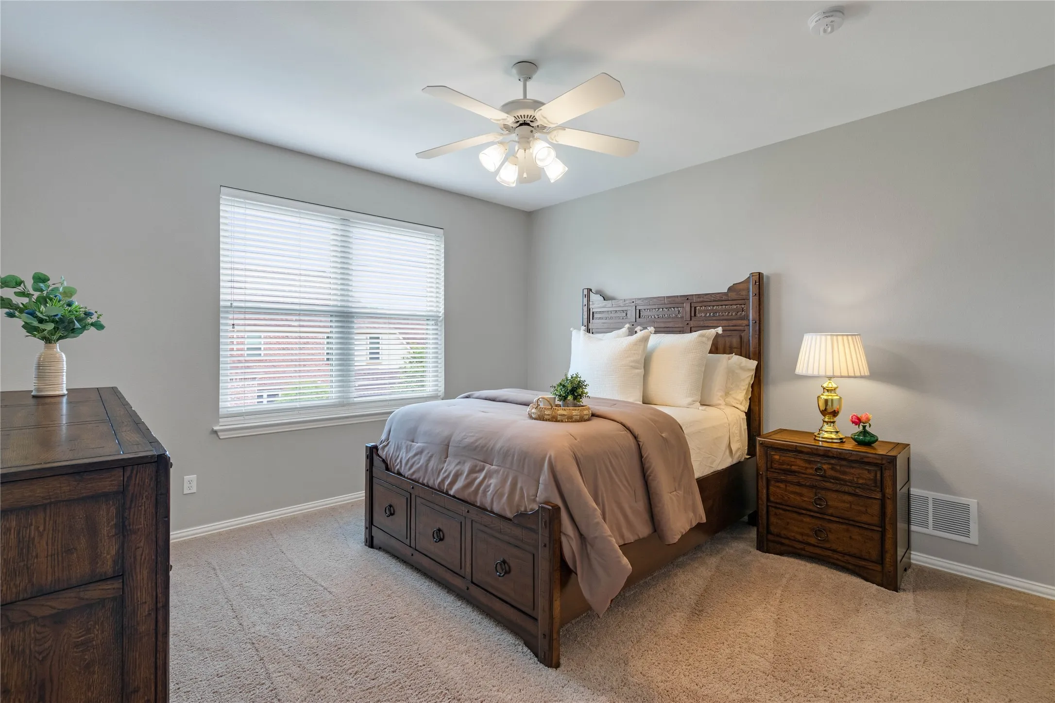 Upstairs bedroom with walk in closet and  updated Jack and Jill Bath.