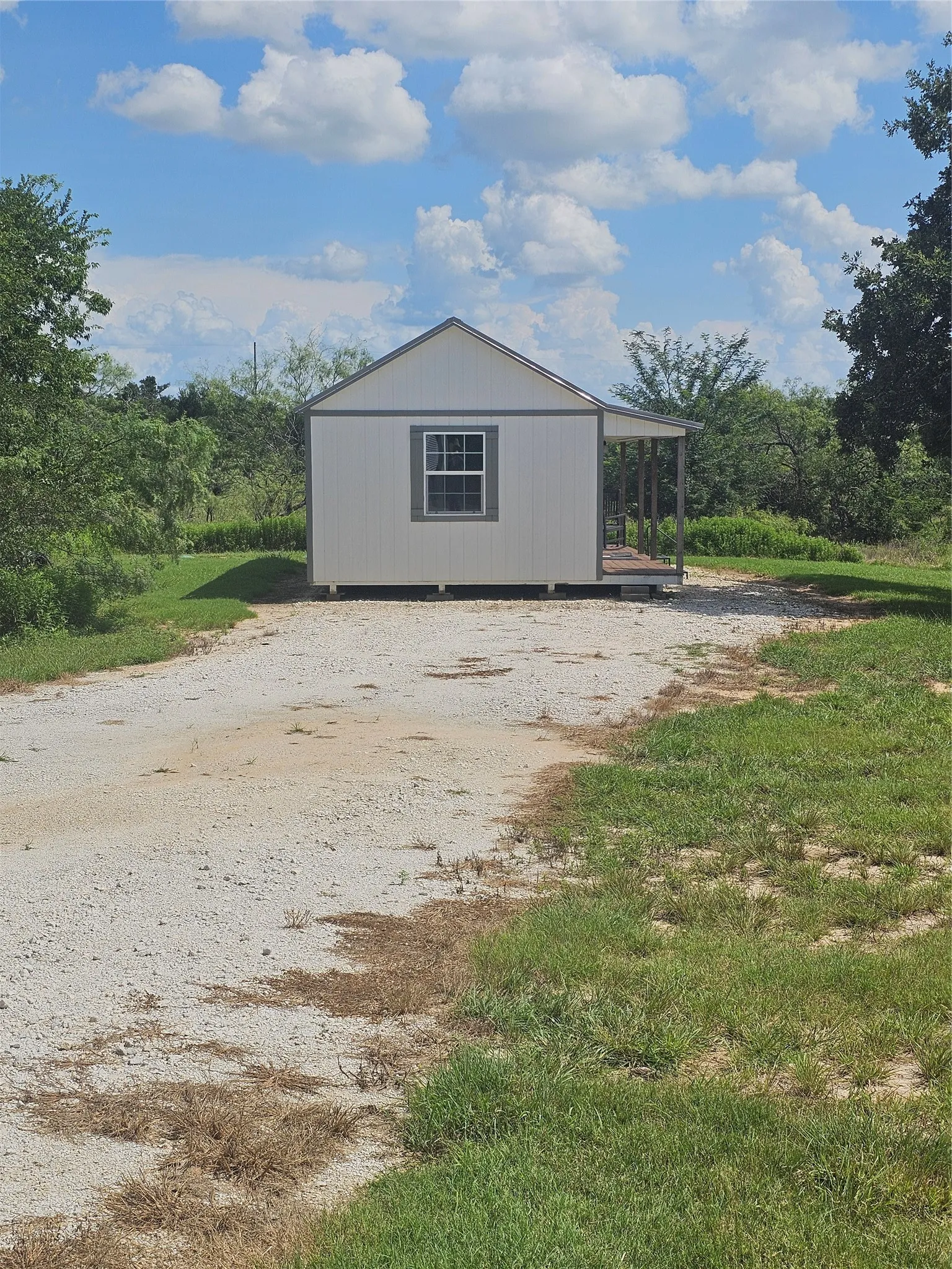 side of cabin