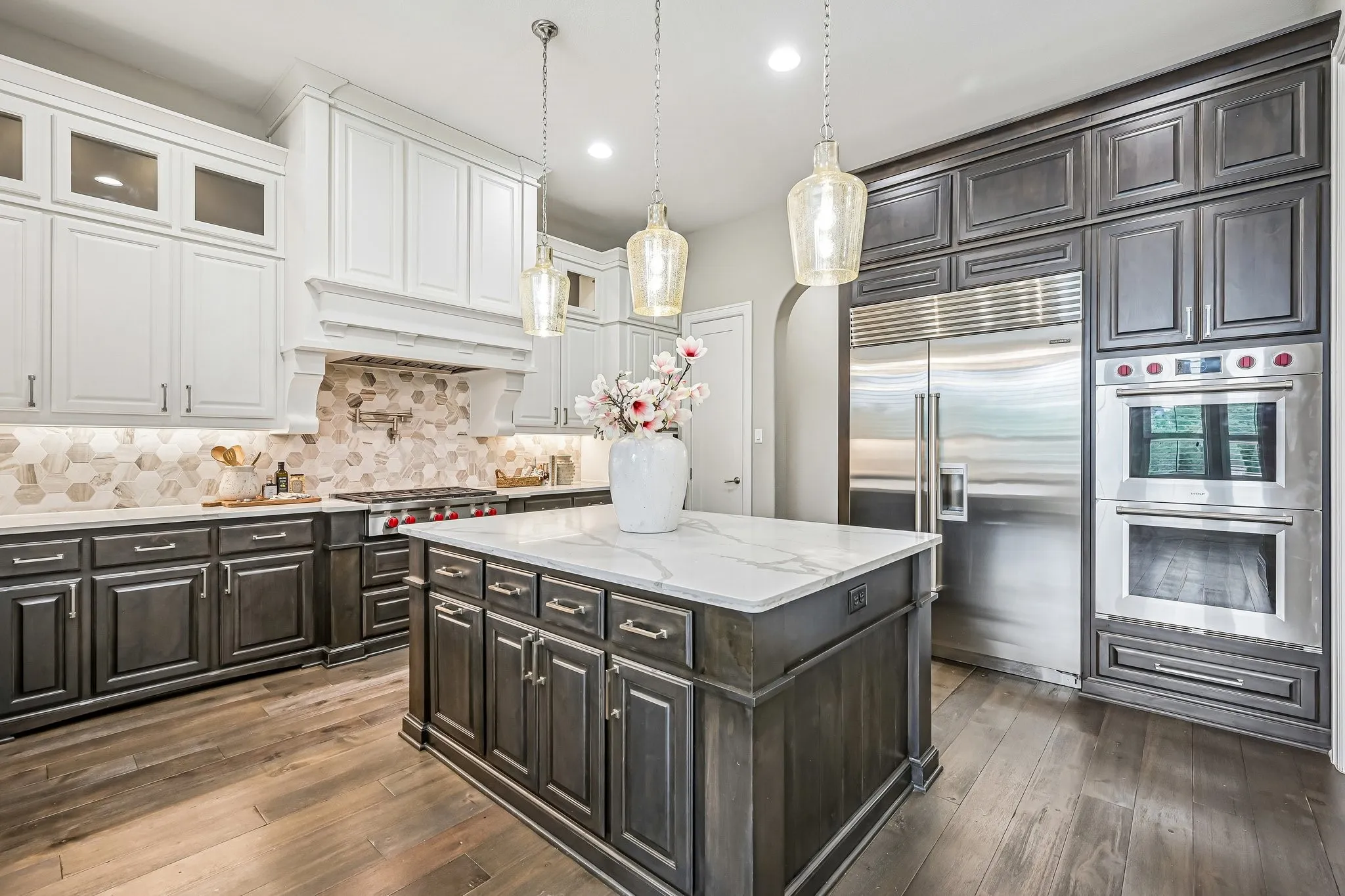 Kitchen with Large Center Island