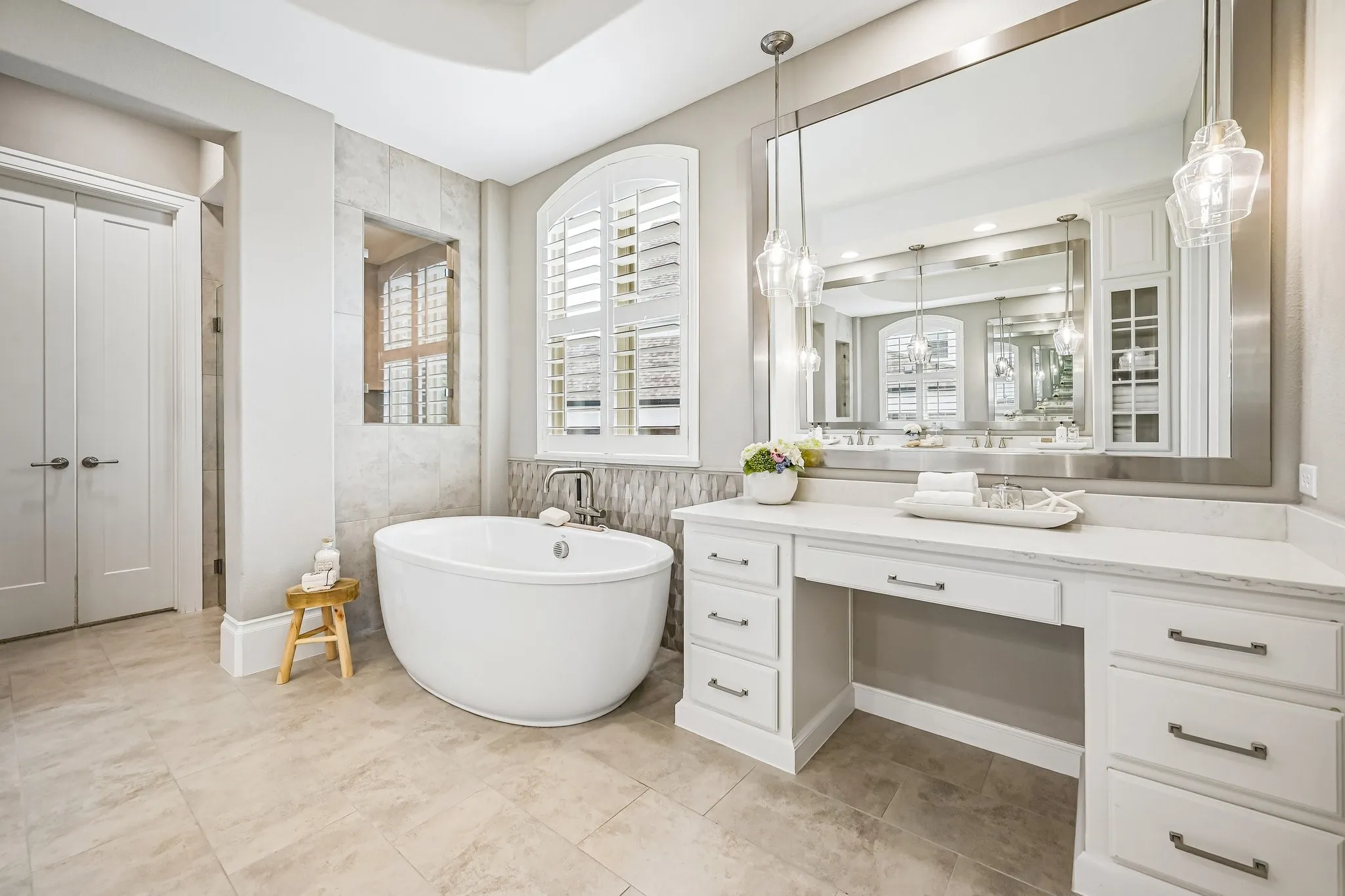 Primary Bathroom with Separate Oversized Shower