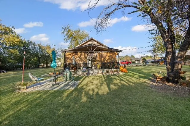 large backyard