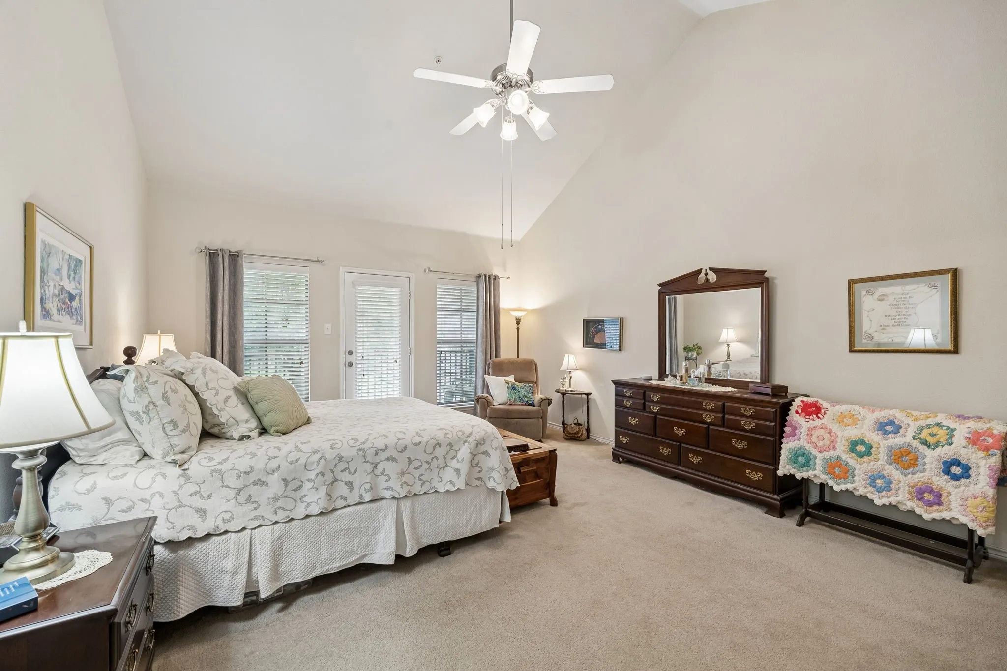This photo really presents the true size of this magnificent Primary Suite!