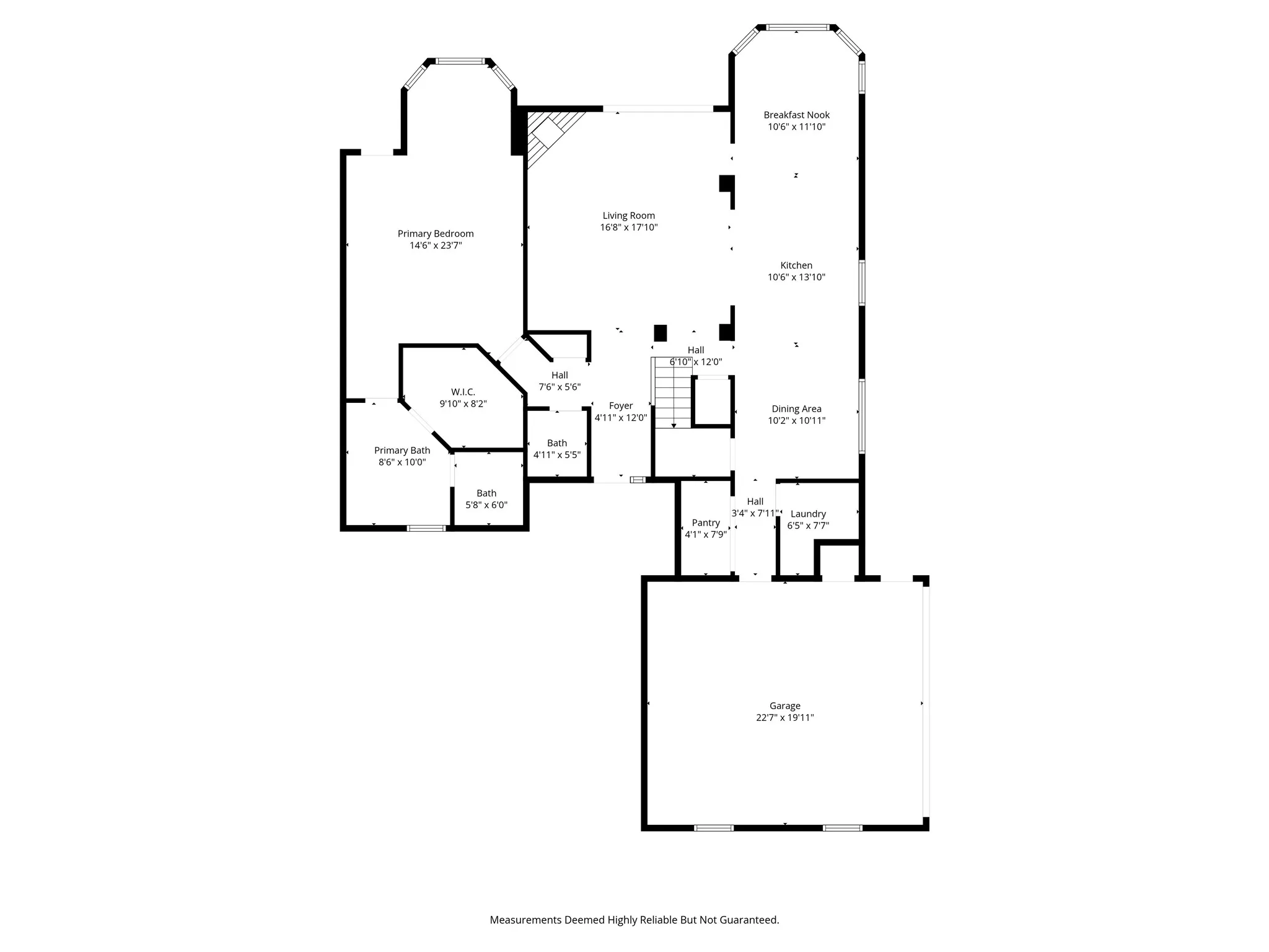First Floor includes the Primary Bedroom and ensuite bath.