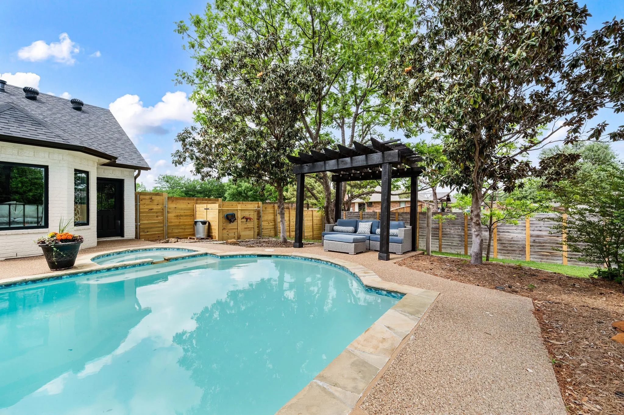 The pool and decking received a major update this year which includes a new heater.