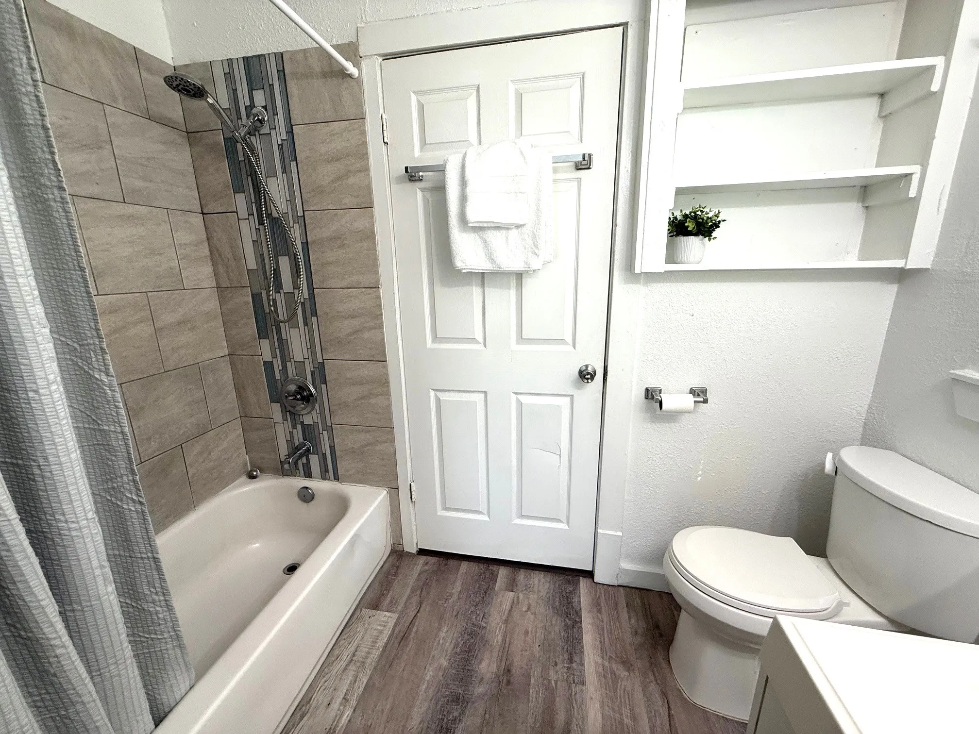 Pecan bathroom