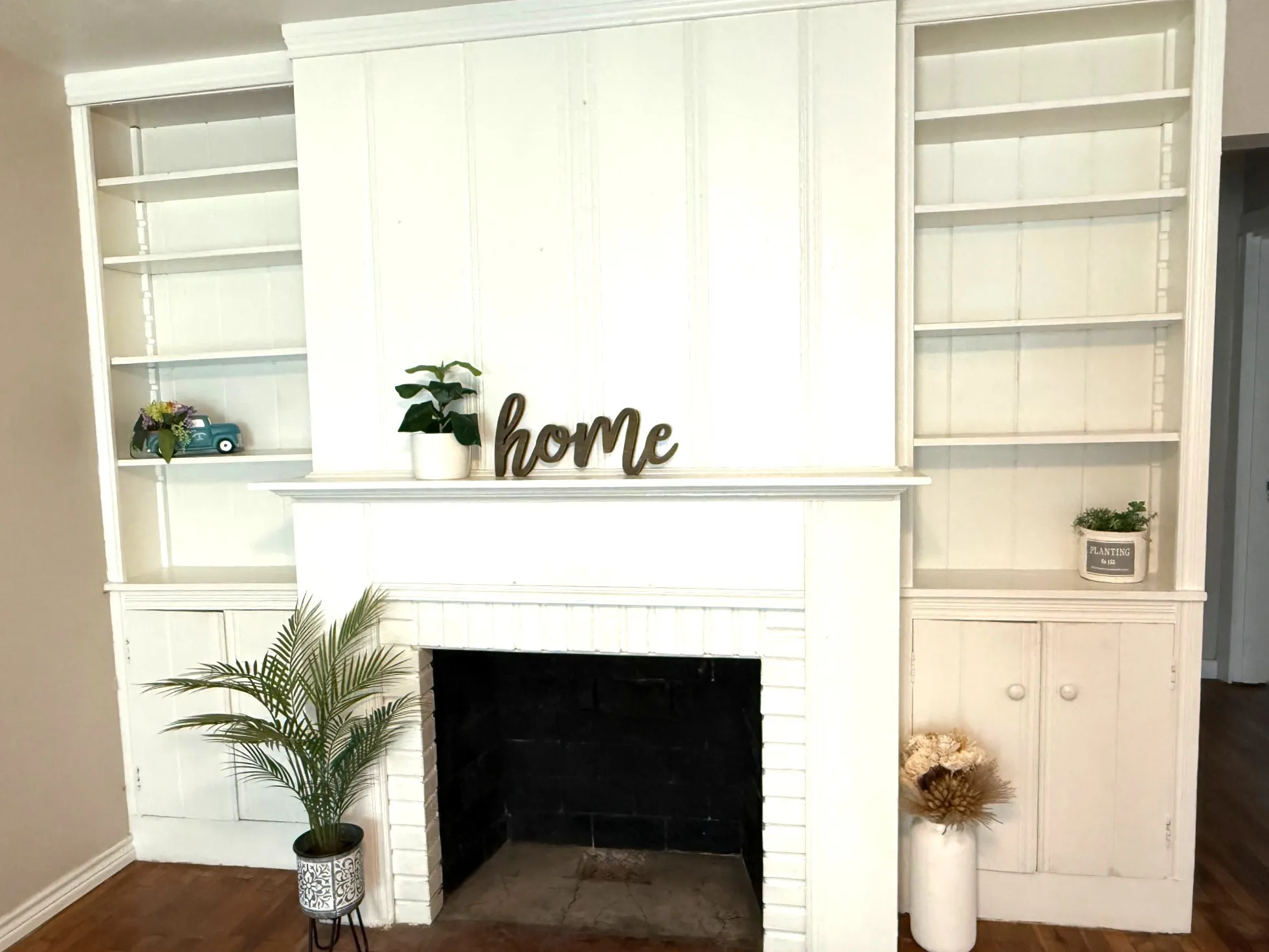 Pecan living room