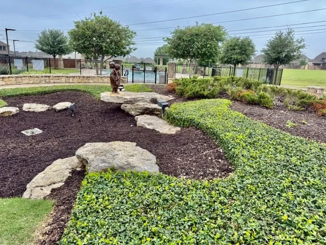Community pool, Amenity Center, and playground with trails for walking